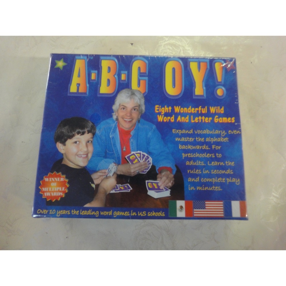 A B C OY Eight Wild word and letter games from preschollers to adults 1-5 player